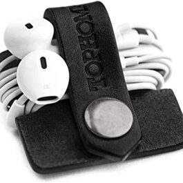 Cord Organizer & Earbud Holder by Tophome