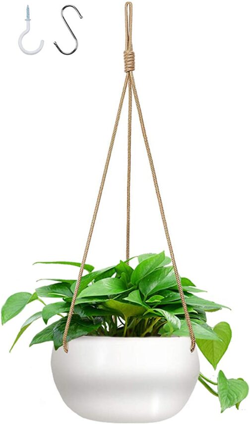 Ceramic Hanging Planter by Growneer