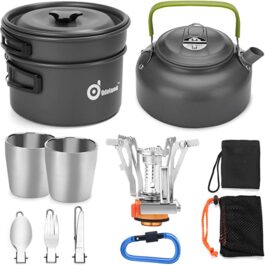 Camping Cooker Pan Set by Odoland