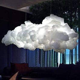 White 3d Cloud Ceiling Lamp by JHYFT